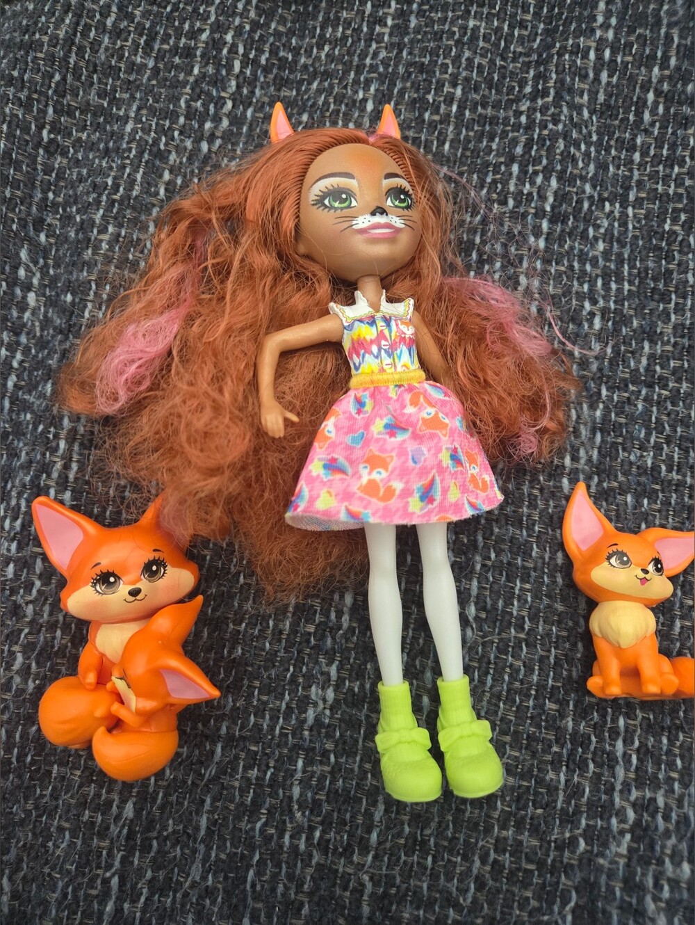 Enchantimals Muñeca Familia Fennec Fox